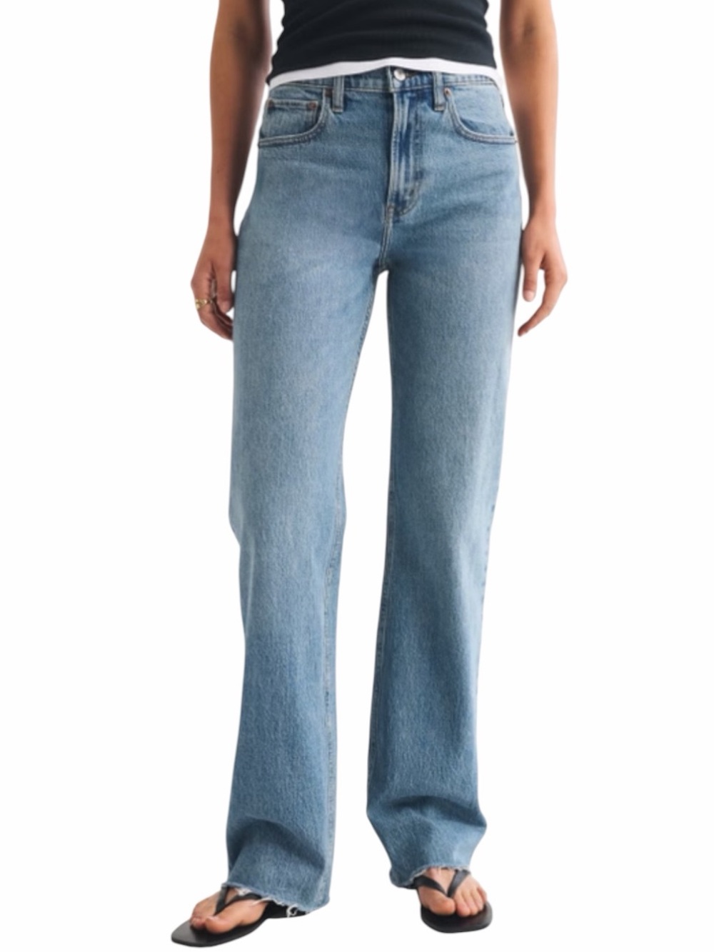 Abercrombie & Fitch High Rise 90s Relaxed Fit Curve Love Jeans